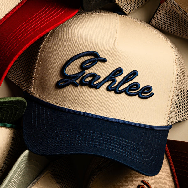 Gahlee | Natural & Navy | Mesh