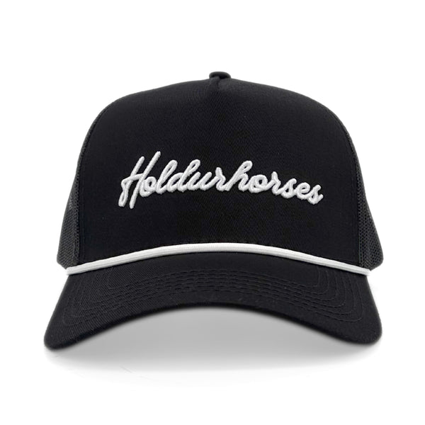 Hold Your Horses | Black | Mesh