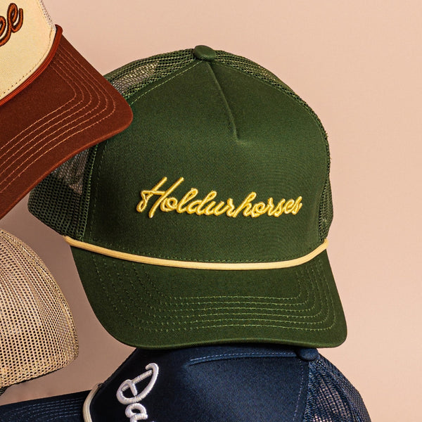 Hold Your Horses | Green | Mesh