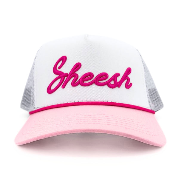 Sheesh | White & Pink | Mesh