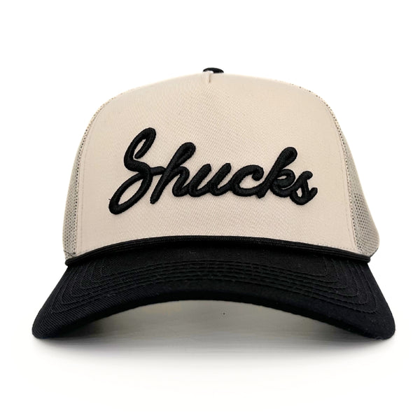 Shucks | Natural & Black | Mesh