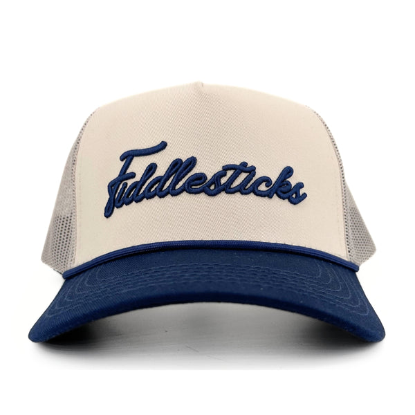 Fiddlesticks | Natural & Navy | Mesh