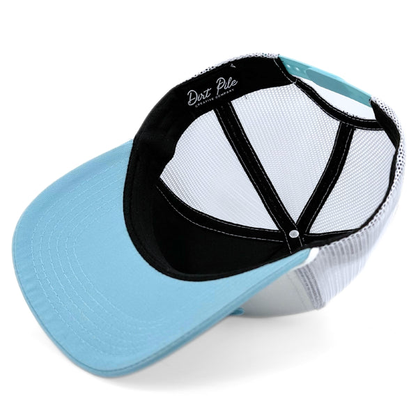 Sheesh | Off White & Baby Blue | Mesh