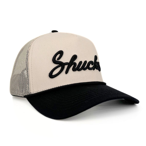 Shucks | Natural & Black | Mesh