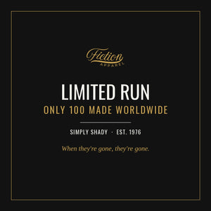 Fiction Apparel — limited run of 100.