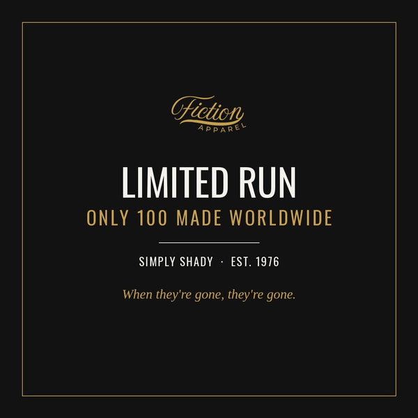 Fiction Apparel — limited run of 100.
