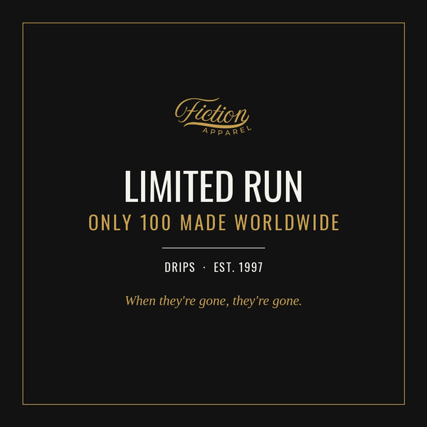 Fiction Apparel — limited run of 100.